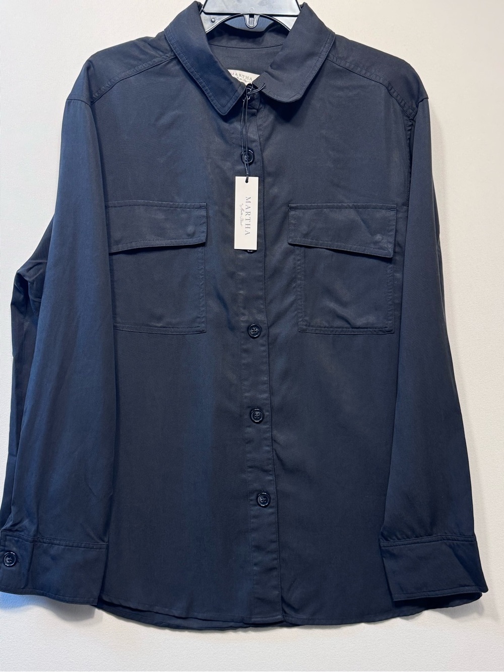 Martha Stewart the utility shirt Long-Sleeve Casual Button-Down